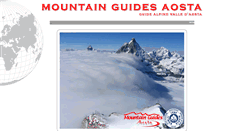 Desktop Screenshot of mountainguidesaosta.com