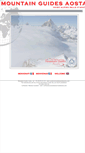 Mobile Screenshot of mountainguidesaosta.com